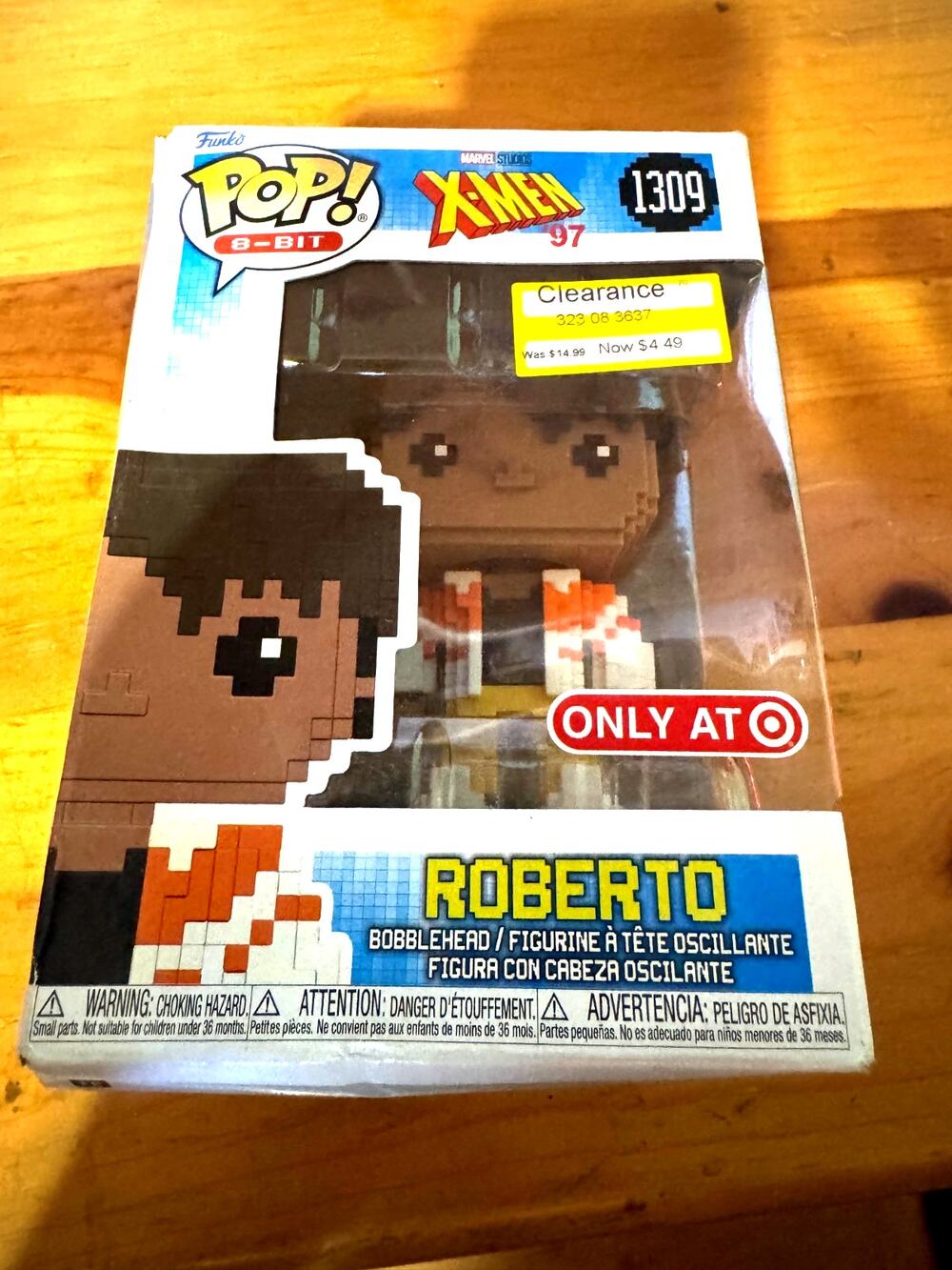 Funko Pop! 8-Bit X-Men '97 Roberto #1309 Target Exclusive Marvel Bobblehead